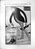 Old Antique Print George Alexander Prodigal Son Cartoon David Wilson 1905 20th