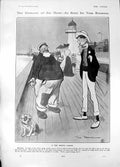 Old Antique Print Humour T Browne Dog Worth Having Gladys Auntie Egg 1905 20th