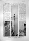Antique Print New Lift Side Burgenstock Bridge Dogs Cemetery Hyde Park 1905