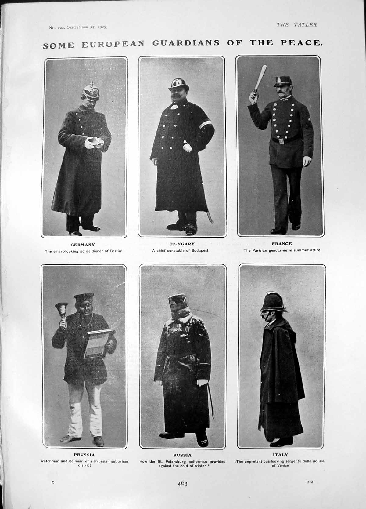 Old European Policemen Germany Hungary France Prussia Russia Italy 19 20th
