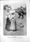 Antique Print Humour T Browne Review Stout General Host Charcoal Teeth 1905