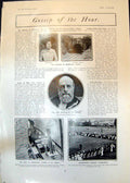 Old Print A Morgan Lord Mayor Elect Funeral City Waifs Little Father 1905 20th
