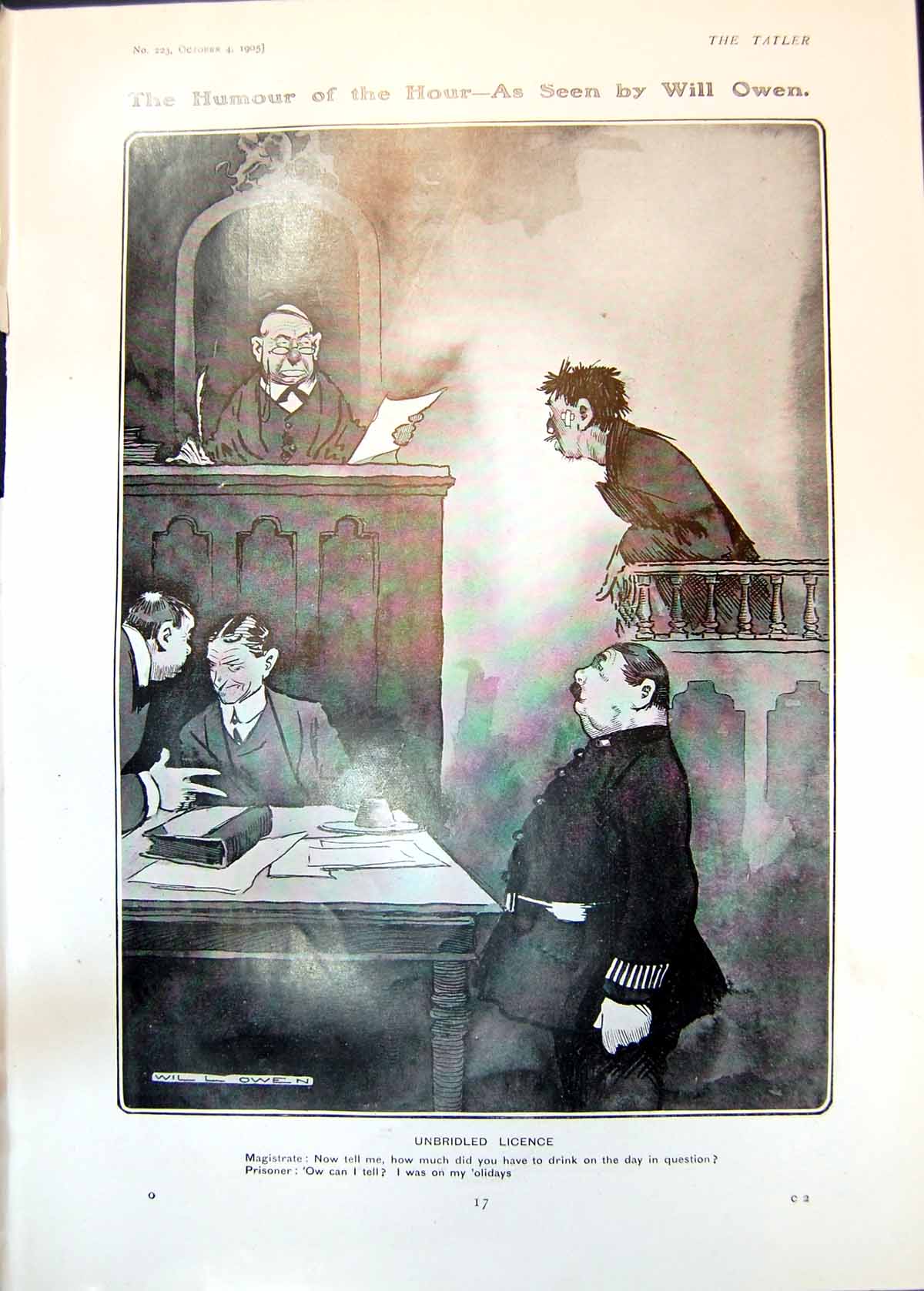 Old Humour Will Owen Unbridled Licence Be Not Righteous Overmuch1905 20th