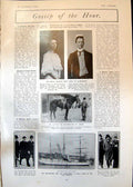 Antique Print Princess Victoria Prince LeopHamburg American Liner Amerika19
