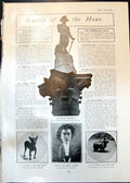 Antique Print Kubelik Violinist Nelson Monument Tavern Burnham Thorpe 1905 20th