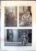 Antique Print Merchant Venice Garrick Mr Forbes Robertson Annie Hughes 1905