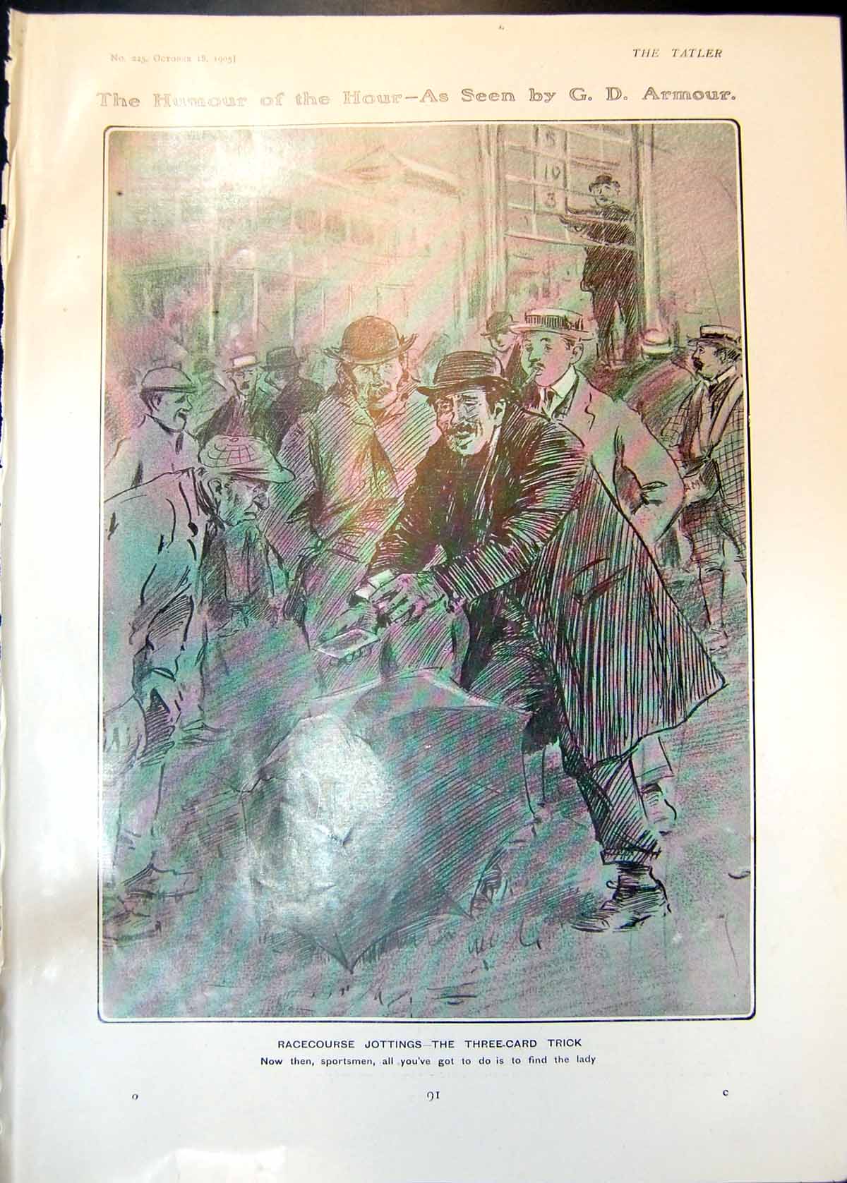 Old Humour Hour G Armour Racecourse Jottings Impossible Proposal 1905 20th