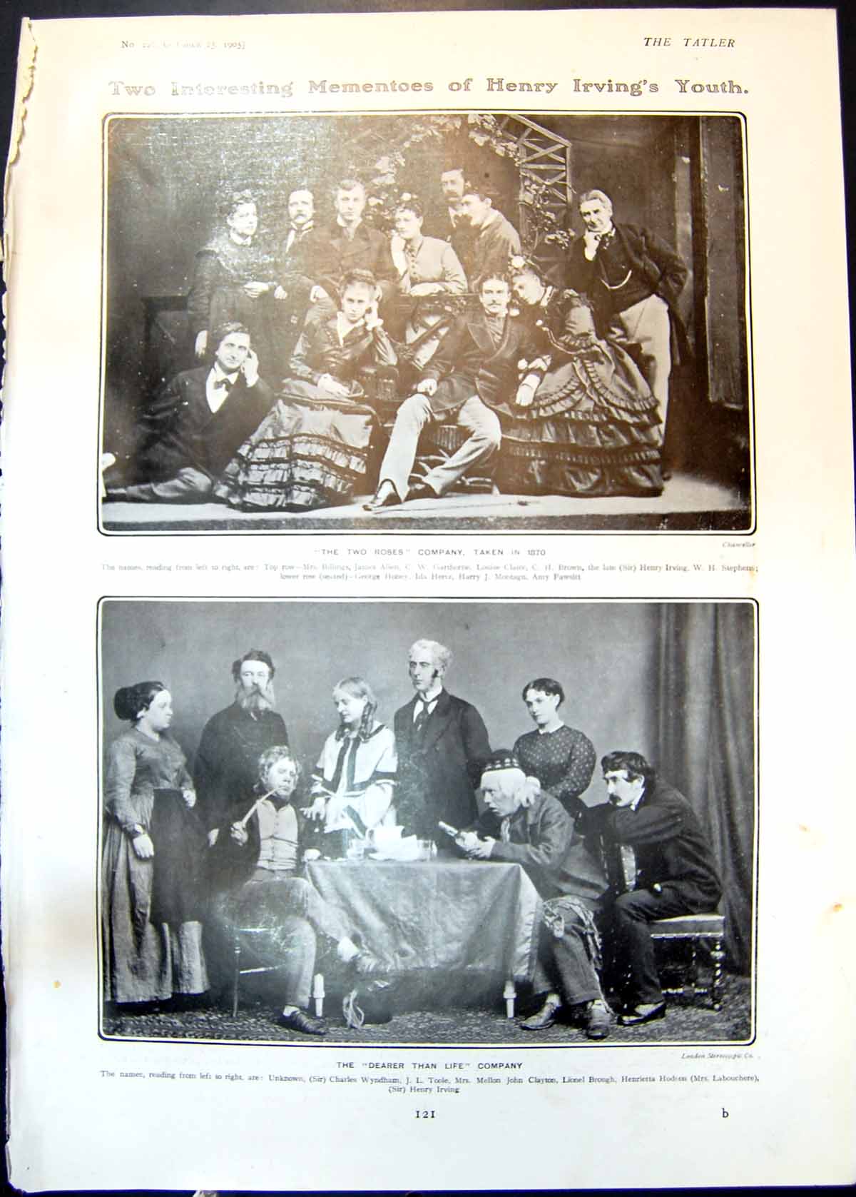 Old Two Roses Co 1870 Dearer Than Life Co Isaac Routman A RooseveltVictorian