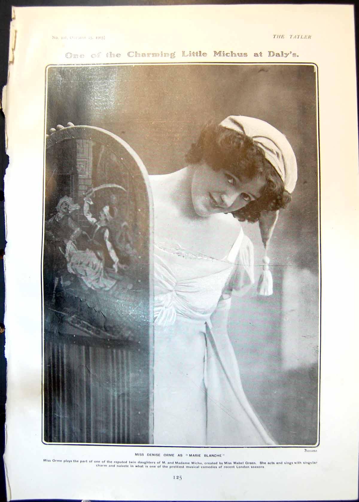 Old Miss Denise Orme Marie Blanche Dalys Theatre Pamela Congreve 1905 20th