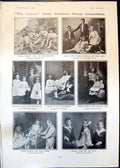 Old Antique Print Pretty Children Group Competition Pamela Congreve 1905 20th