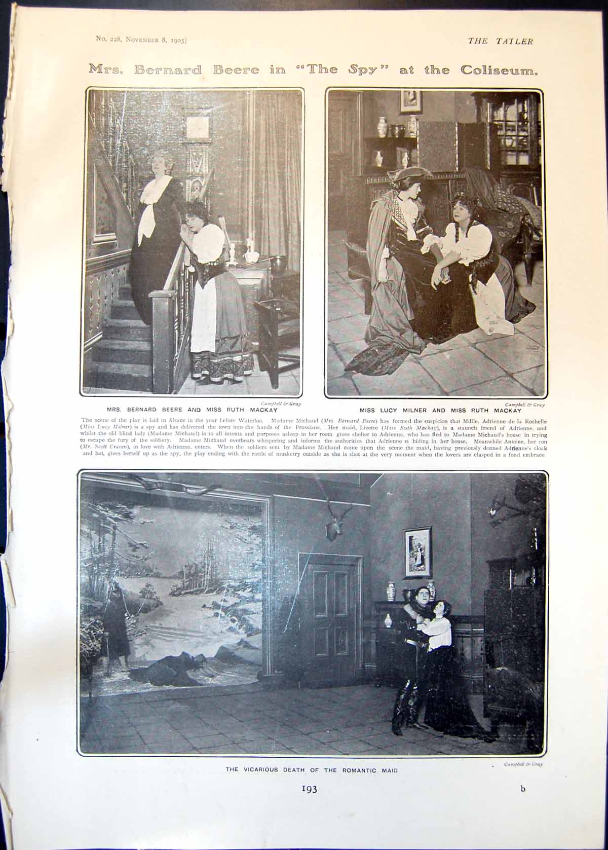 Old Mrs Bernard Beere Spy Gay Dog Father Tucks Kintergarten Books 190 Victorian