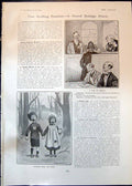 Old Print Whines From Wood Dudley Buxton Napoleons Chair Donkey Cart 1905 20th