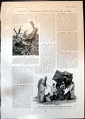 Old Print Caravan Today Nubian Desert Father Tucks Annual Girl Bruin 1905 20th