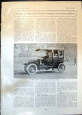 Old Mrs H Middleton 16 Hp Cintrat 40 Hp Belleville Car J Davies 1905