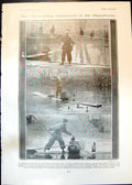Old Fish Catching Cormorants Ice Cave Grindelwald Happy Childhood1905 20th