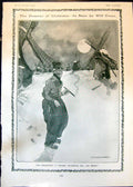 Antique Old Print Humour Christmas Rendezvous Which Windmill Ring Lady 1905
