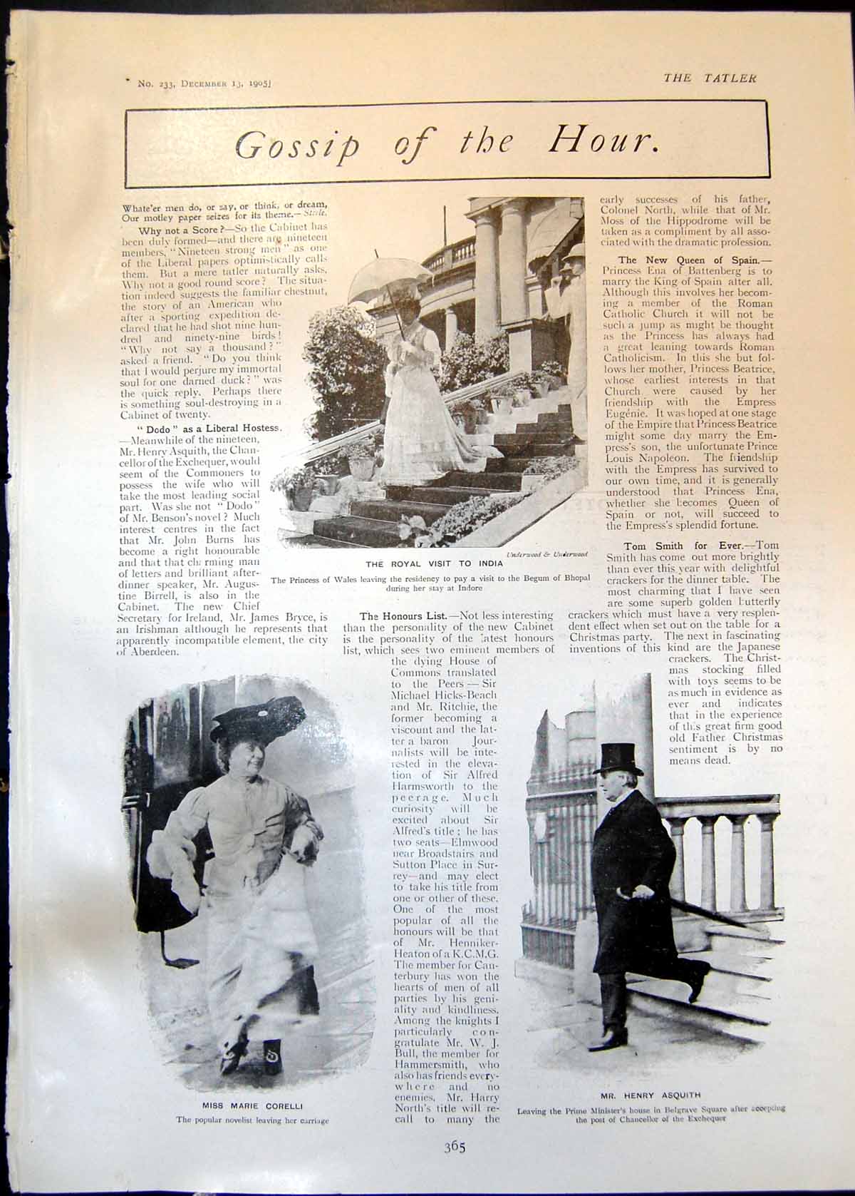 Old Royal Visit India Henry Asquith Italian Royal Family Negro Pigmy
