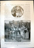 Old Print Henry Irving John Hare Bazaar Stratford Ada Blanche Biddy 1905 20th