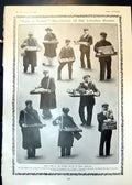 Antique Old Print Cockney Sellers Penny Novelties London Pamela Congreve 1905