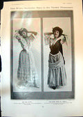Antique Old Print Abie Mitchell Madge Temple Fenella Kitchen Aston Hall 1906