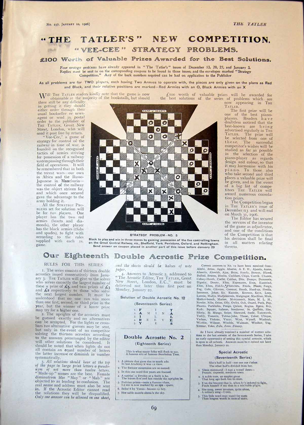 Antique Old Print Strategy Problems Parisian Five O'Clock Dress Velvet 1906