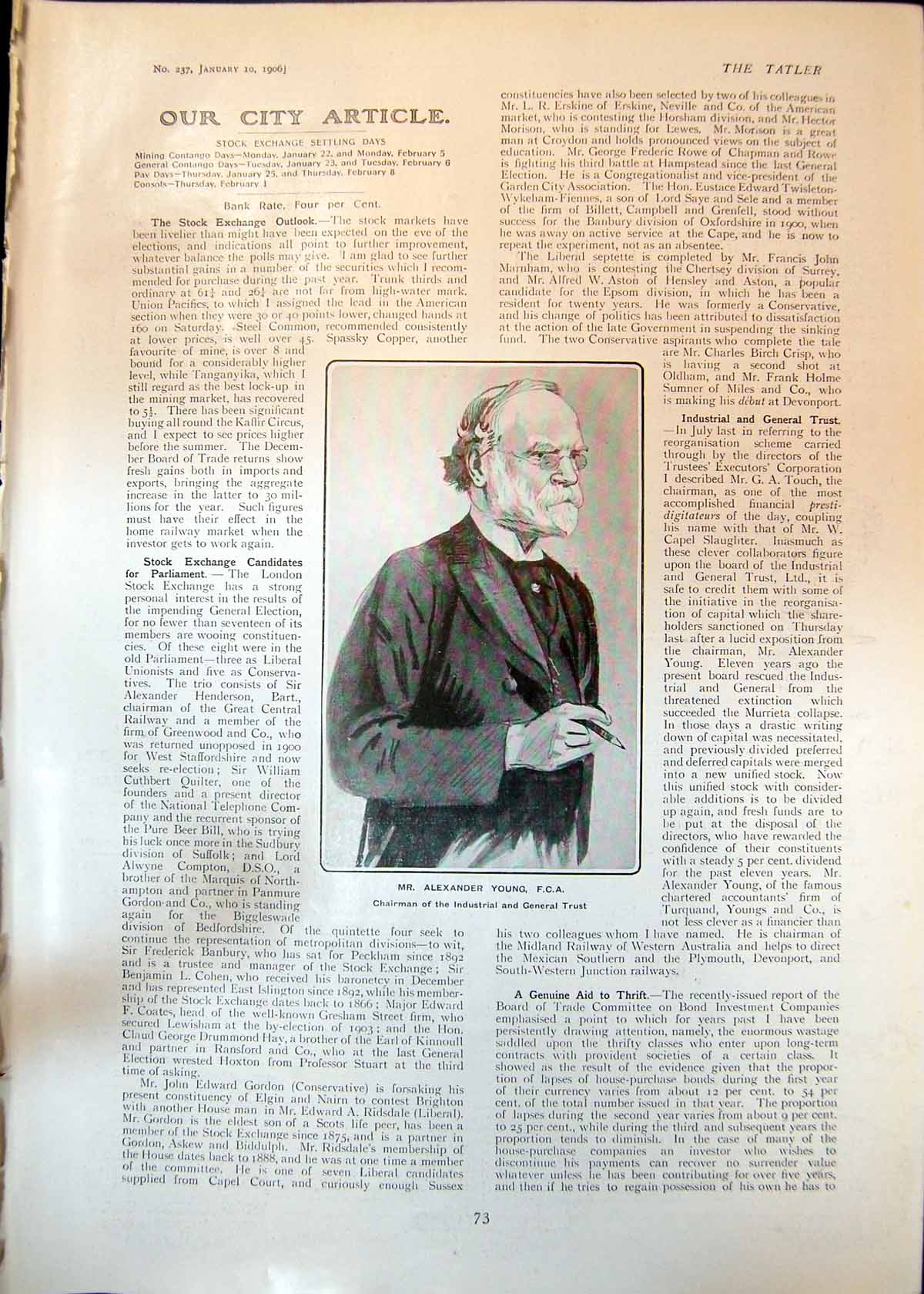 Old Alexander Young Sir George Stegmann Gibb Metropolitan Railway1906 20th