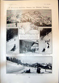 Old Holiday Resort Winter Visitors Sleighing Tyrol Ampezzo Valley 190 Victorian