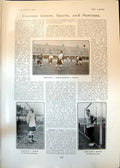 Old Corinthians V Belgium Goalkeepers Sectional Steamer Colonies 1906 20th