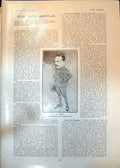 Antique Old Print Raider Sir John Christopher Willoughby Charles Higham 1906