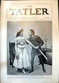 Antique Old Print Miss Millard Mr Waller Harlequin King Imperial Theatre 1906