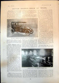 Antique Print Standard Pipe Car Brighton Automobile Show Demi Blouses 1906 20th