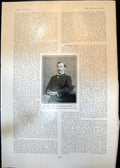 Old Print C Stuart-Wortley London Railway Sie Edward Clarke K C M P 1906 20th