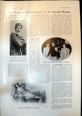 Old Print Nigel Norman Son Henry Mp Earl Iddesleigh William Le Queux 1906 20th