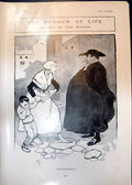 Old Antique Print Humour Life Tom Browne Incorrigible Very Fat Vicar 1906 20th