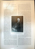 Antique Old Print E Hpokinson Hen Mp London Bank Senator Chauncey Depew 1906