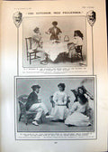 Antique Old Print Superior Miss Pellender His House In Order A W Pinero 1906