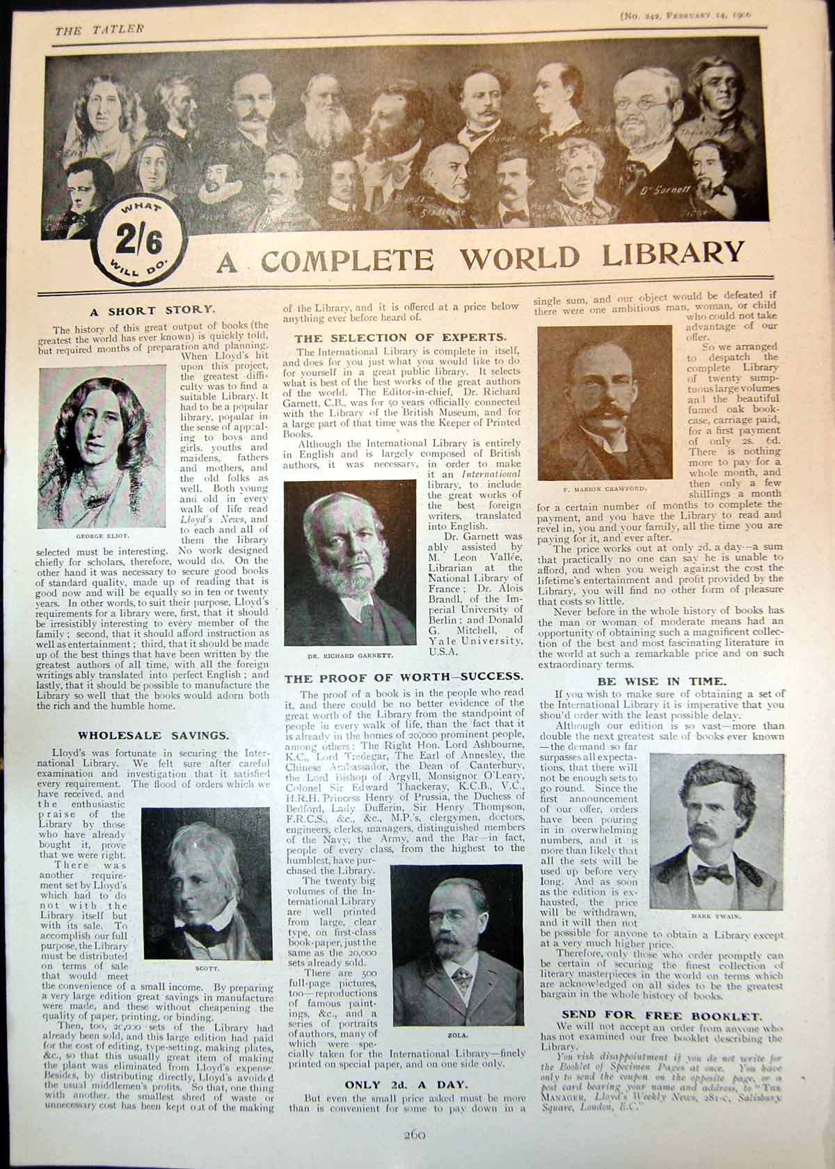 Old Dr Richard Garnett Mark Twain Sir Edward Clarke Mp Arthur Cros190 20th