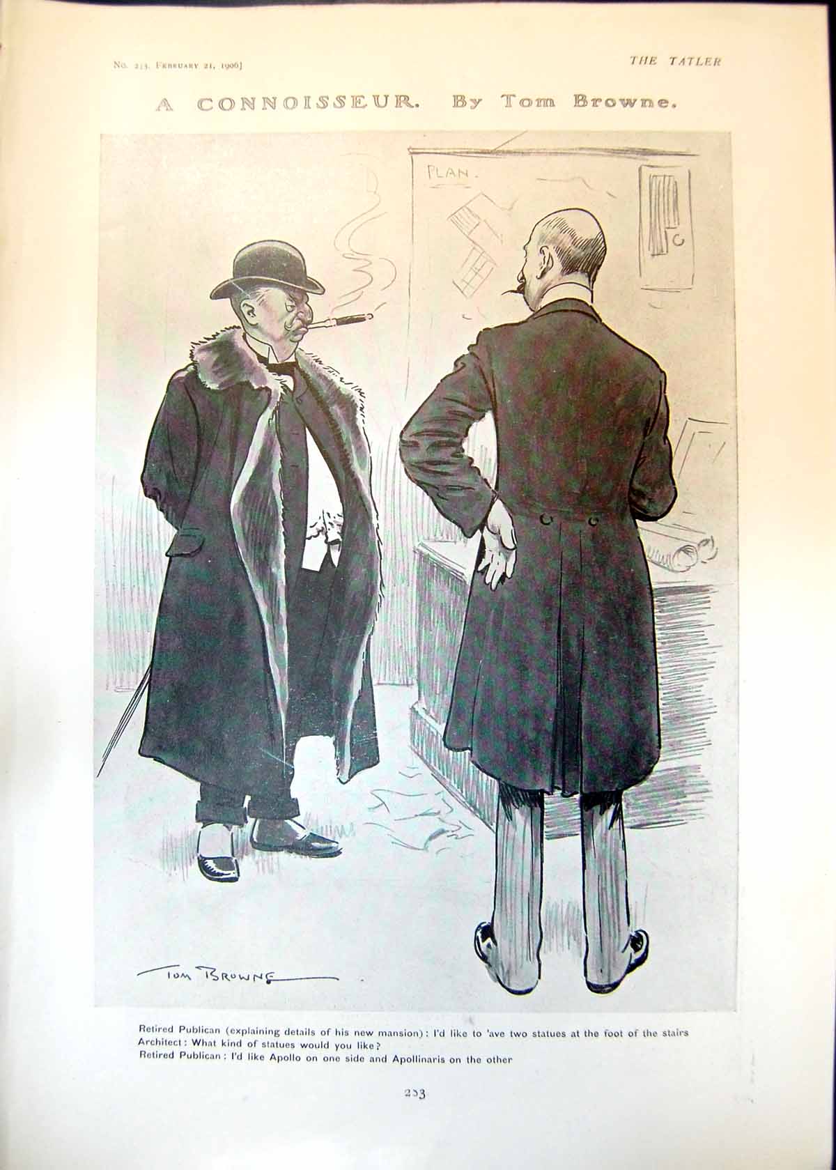 Old Connoisseur T Browne Publican Architect Miss Gaynor Rowlands1906 20th