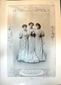 Antique Old Print Clara Butt Sisters Pauline Ethel Hook Trolly Cables 1906 20th