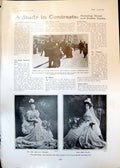 Antique Print Women Want Votes Arrested Miss Lily Ffrench Esme Colles 1906 20th