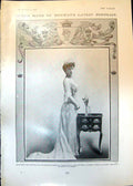 Old Antique Print Queen Maude Norway Mdlle Adeline Genee Bugle Call 1906 20th