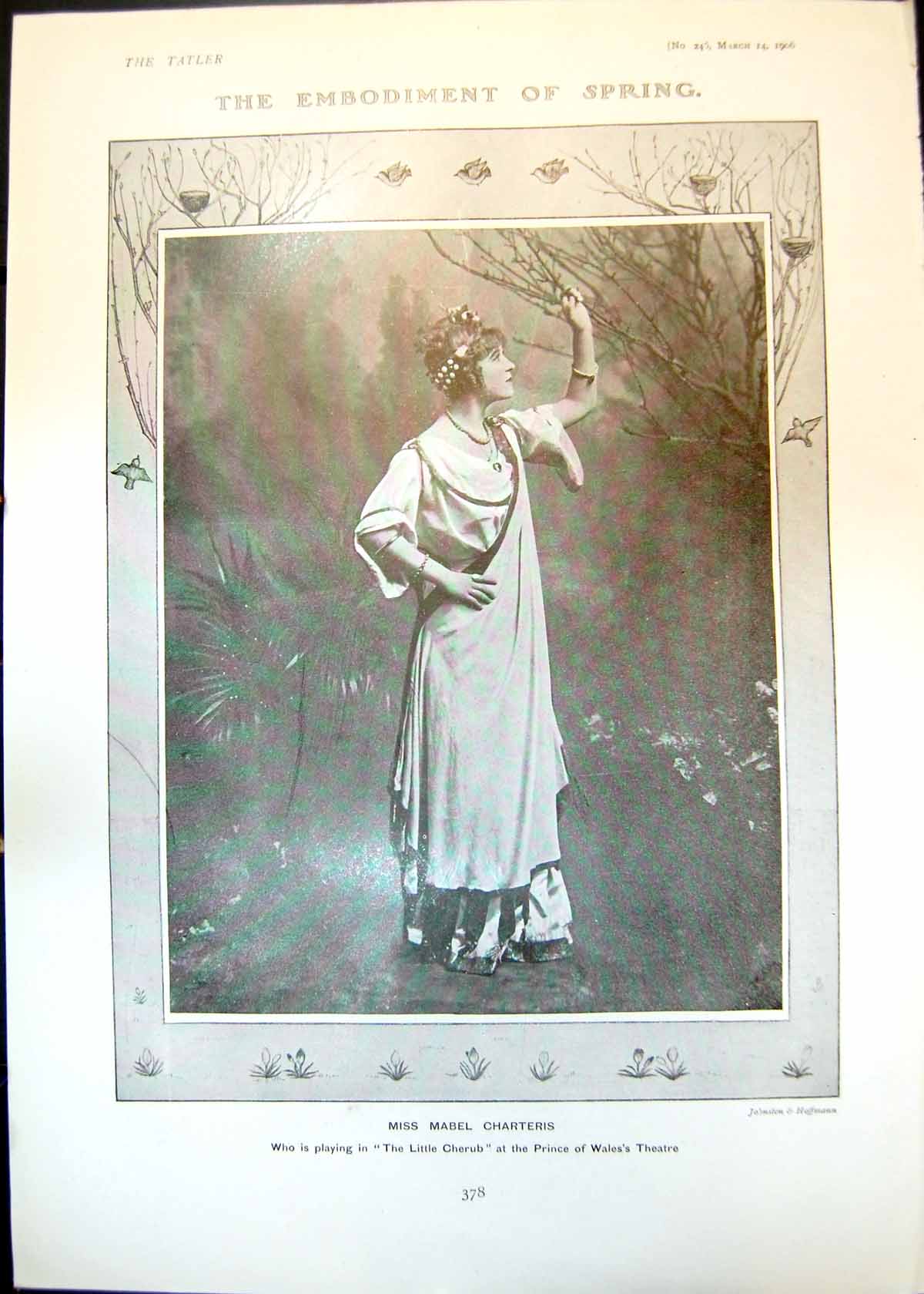 Old Mabel Charteris Little Cherub Mdlle Adeline Genee Cinderella Dres