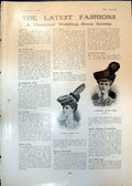 Old Neat Country Hat Visiting Toque Petticoat Under Skirts Belgers 19 20th