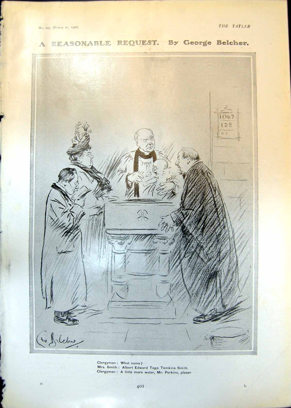Old Request G Belcher Christening Violet Lloyd Mr Steyne Paul Rubens