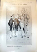 Old Antique Print Settler Tom Browne Mr Goodman Laurence Mott Author 1906 20th