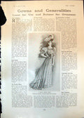 Old Spring Frock Taffeta Velvet Chic Coiffure International Hair Co