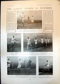 Antique Print Varsity Sports Race Three Miles E Hussey A Welsh A Fyffe 1906