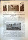 Old Muirfield Open Championship Gordon Barry H Gillies F Mitchell 190 20th