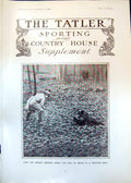 Antique Old Print H I M German Emperor Giving Coup De Grace Wounded Boar 1906