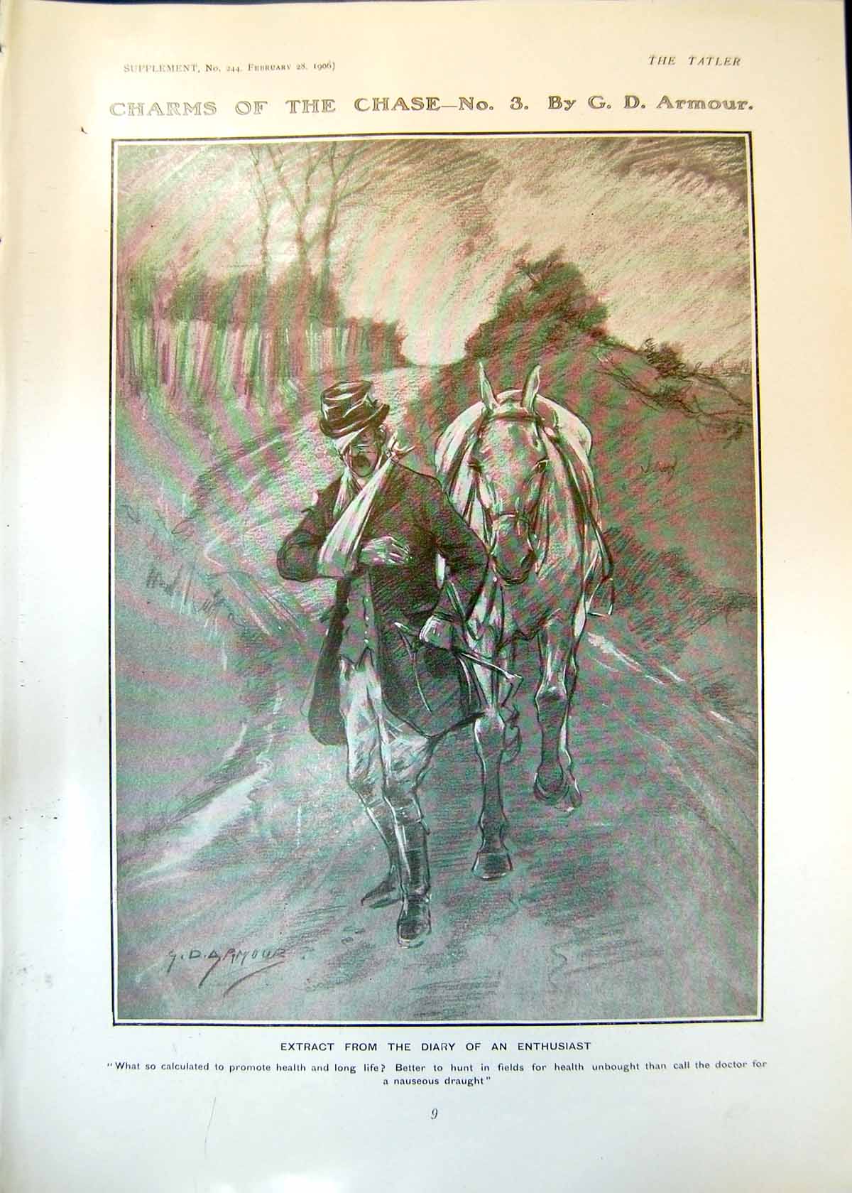 Old Charms Chase G Armour Extract Diary Enthusiast Sir Chas Nugent190 20th